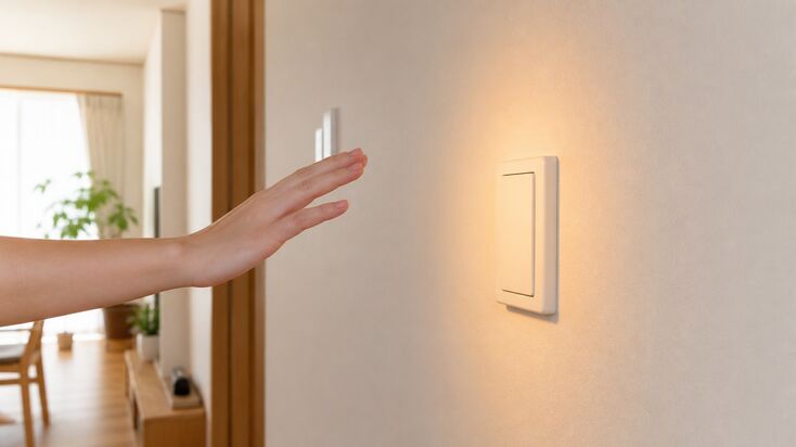 電気スイッチが熱いのは危険？調光スイッチとの違いと安全な対処法