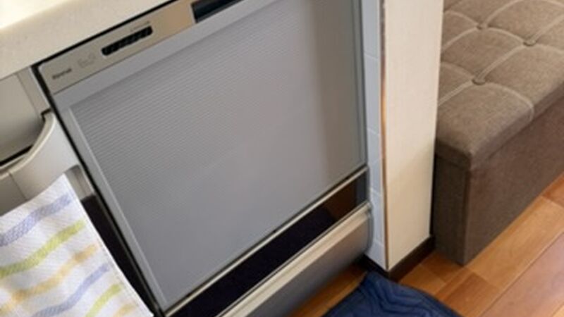 東京都杉並区｜住宅キッチン｜ビルトイン食洗機交換・設置工事
